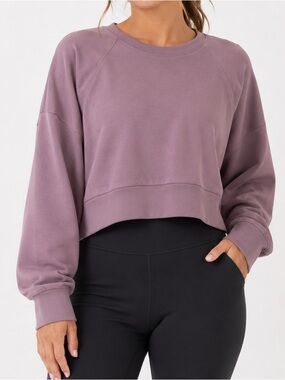 Women's Mauve Relaxed Fit Sweatshirt